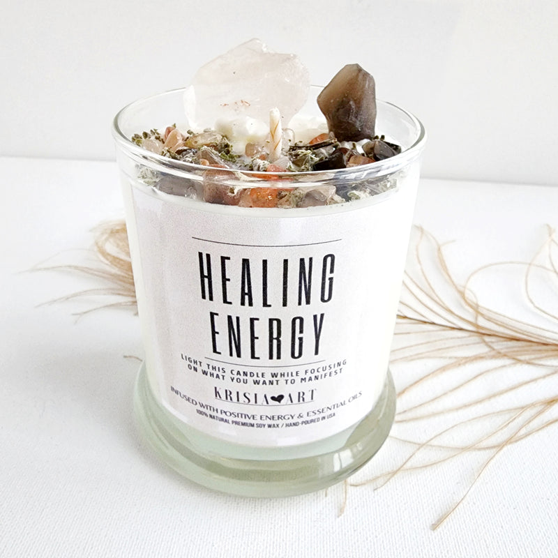 HEALING ENERGY candle for purification & negative energy cleansing