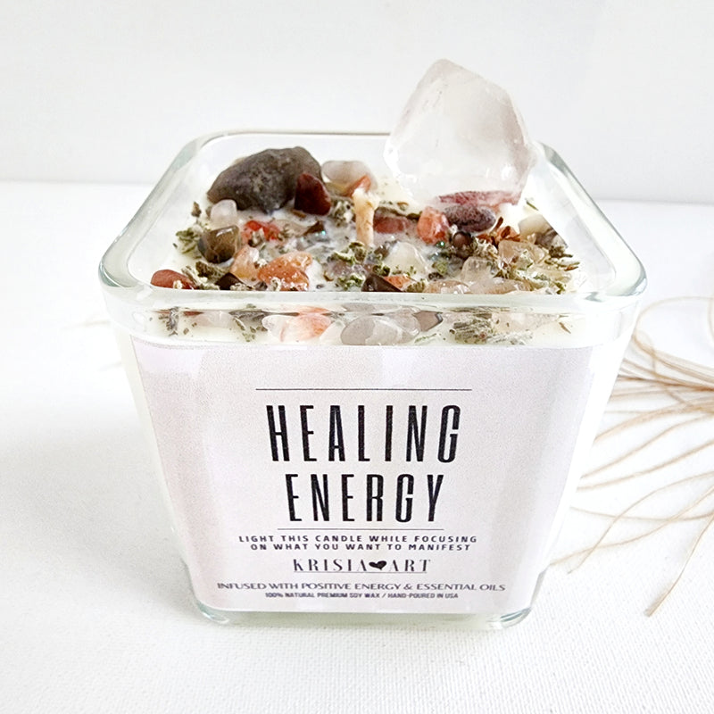 HEALING ENERGY candle for purification & negative energy cleansing