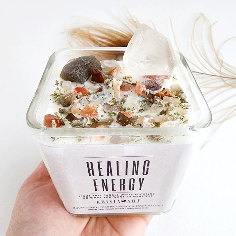 HEALING ENERGY candle for purification & negative energy cleansing