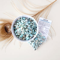 LARIMAR crystal chips 1oz - No hole, polished