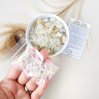 LEMON TOPAZ crystal chips 1oz - No hole, polished