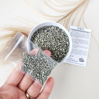 PYRITE crystal chips 1oz - No hole