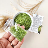 PERIDOT crystal chips 1oz - No hole, polished