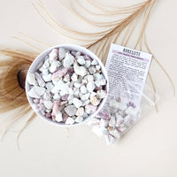 RUBELITE / RED TOURMALINE crystal chips 1oz - No hole