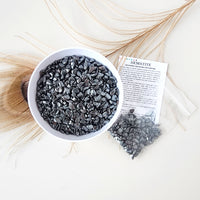 HEMATITE crystal chips 1oz - No hole