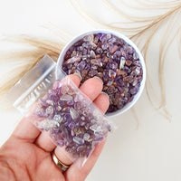 SUPER 7 crystal chips 1oz - No hole