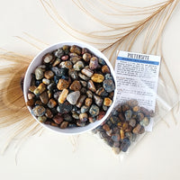 PIETERSITE crystal chips 1oz - No hole