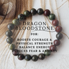 DRAGON BLOODSTONE healing bracelet 8mm