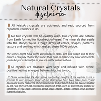 DISPEL NEGATIVITY crystal set for negative energy removal & protection from evil shield