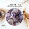 AMETRINE tumbled stone for creativity, intuition, clarity