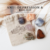 ANTI DEPRESSION & RELIEF crystals set for calming stress, anxiety relief, panic attacks