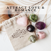 ATTRACT LOVE crystals set for romance, strengthening partners love relationship, self love, passion