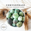 CHRYSOPRASE tumbled stone for calming stress, self-love, compassion