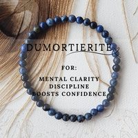 DUMORTIERITE healing bracelet 4mm