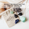 CLEARING ELECTROMAGNETIC SMOG crystals set emf shield protection & grounding