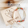FERTILITY intention bracelet for getting pregnant, infertility, ivf, miscarriage support - Rose Quartz, Unakite, Moonstone, Carnelian, Botswana Agate/ 6mm