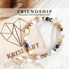 FRIENDSHIP intention bracelet to attract new friendships & a symbol of unity for best friends - Lapis Lazuli, Amazonite, Dalmatian Jasper, Moonstone, Picture Jasper, Rose Quartz / 6mm