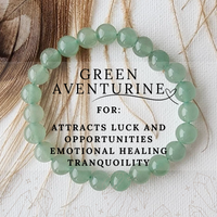 GREEN AVENTURINE healing bracelet 8mm