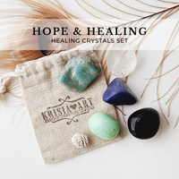 HOPE & HEALING crystals set