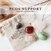 PCOS SUPPORT crystals set for comfort balance and healing, pregnancy & infertility meditation