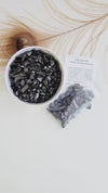 SHUNGITE crystal chips 1oz - No hole, polished