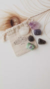 AURA HEALING & SPIRITUALITY crystals set for meditation, purification, negative energy cleansing, calming