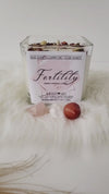 HIDDEN crystal candle for FERTILITY & infertility meditation, positive energy and calming