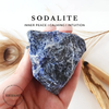 Large SODALITE raw stone for inner peace, calming, intuition