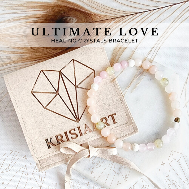 ULTIMATE LOVE intention bracelet for romance, strengthening partners love relationship, self love - Pink Opal, Rose Quartz, Magnesite, Prehnite / 6mm