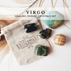 Zodiac sign VIRGO crystal set - August 23 - September 22 - horoscope astrology healing crystals - Amazonite, Jade, Brown Aragonite, Nephrite Jade, Snowflake Obsidian