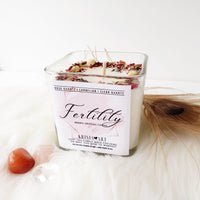 HIDDEN crystal candle for FERTILITY & infertility meditation, positive energy and calming