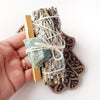 Pick your crystal White Sage SMUDGE KIT for purification, cleansing, negative energy removal - White Sage, Palo Santo bundle for smudging