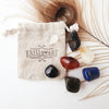 MOTIVATION - SELF-BELIEF - WILLPOWER - Empowerment crystal set to stay motivated, focused and productive. Onyx, Clear Quartz, Hematite, Carnelian, Lapis Lazuli, Labradorite, Citrine