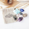 MERCURY RETROGRADE crystals set for protection during retrograde period. Sodalite, Labradorite, Smoky quartz, Amazonite, Hematite, Amethyst, Clear quartz